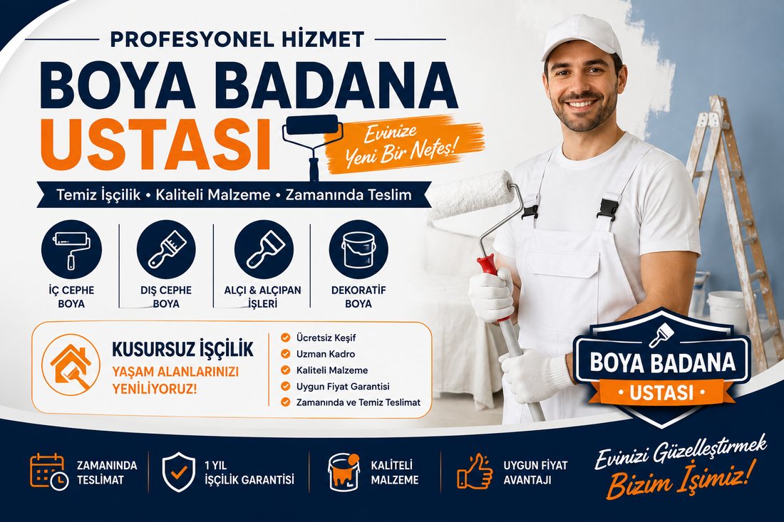 Develi boya badana ustası – profesyonel boyacı